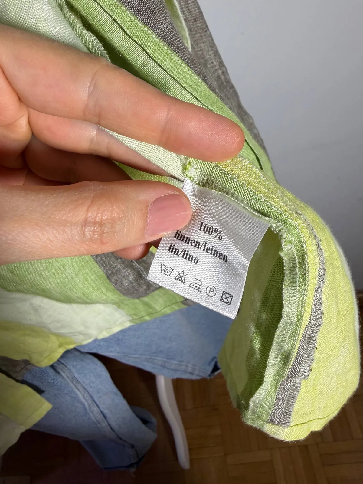 Джинсы Zara рубашка лён и топ CK размер M 3