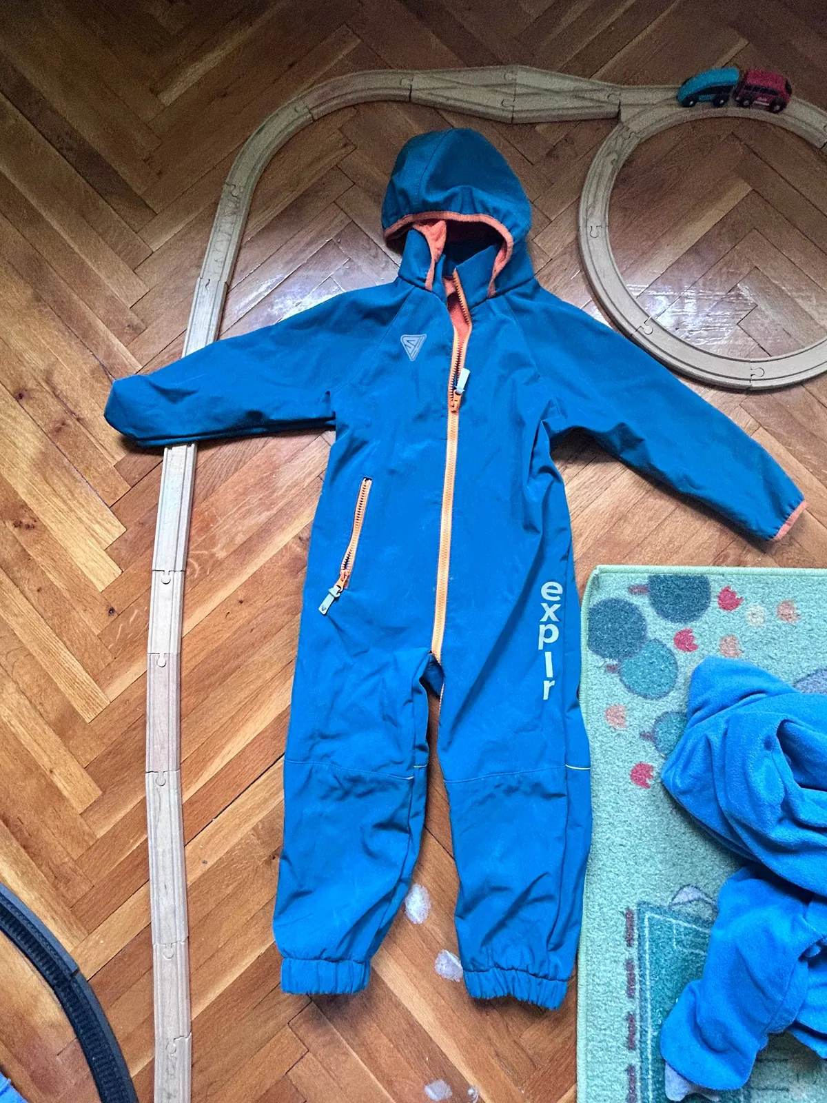 Детский мембранный комбинезон Softshell с флисом 1