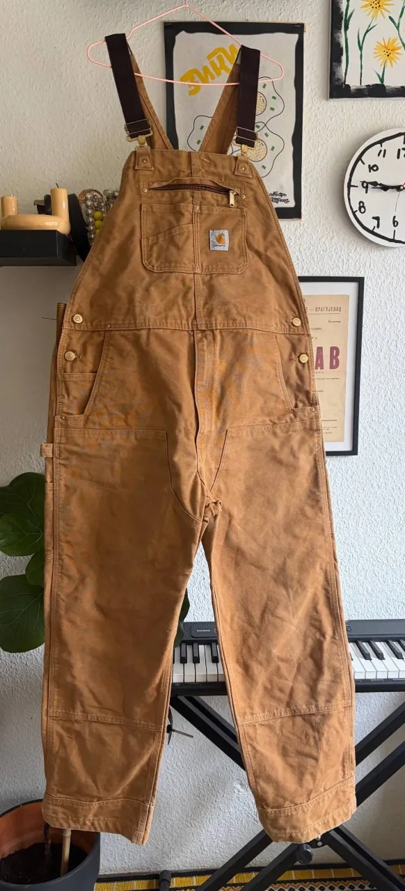 Полукомбинезон Carhartt Bib Overalls мужской размер 40x32 2