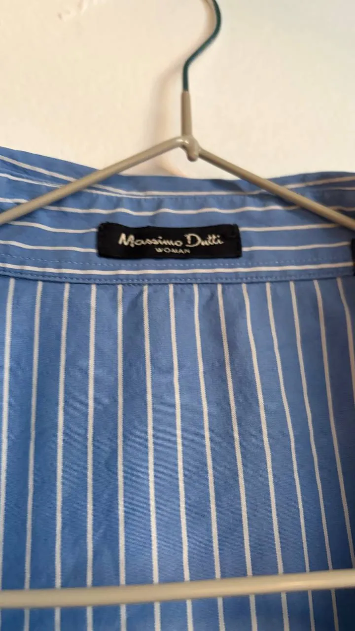 Пуховик утиный пух и рубашка Massimo Dutti 1