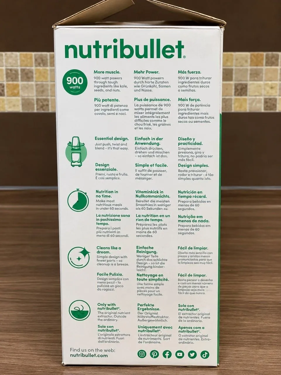 Блендер NutriBullet Pro 900 Вт 3