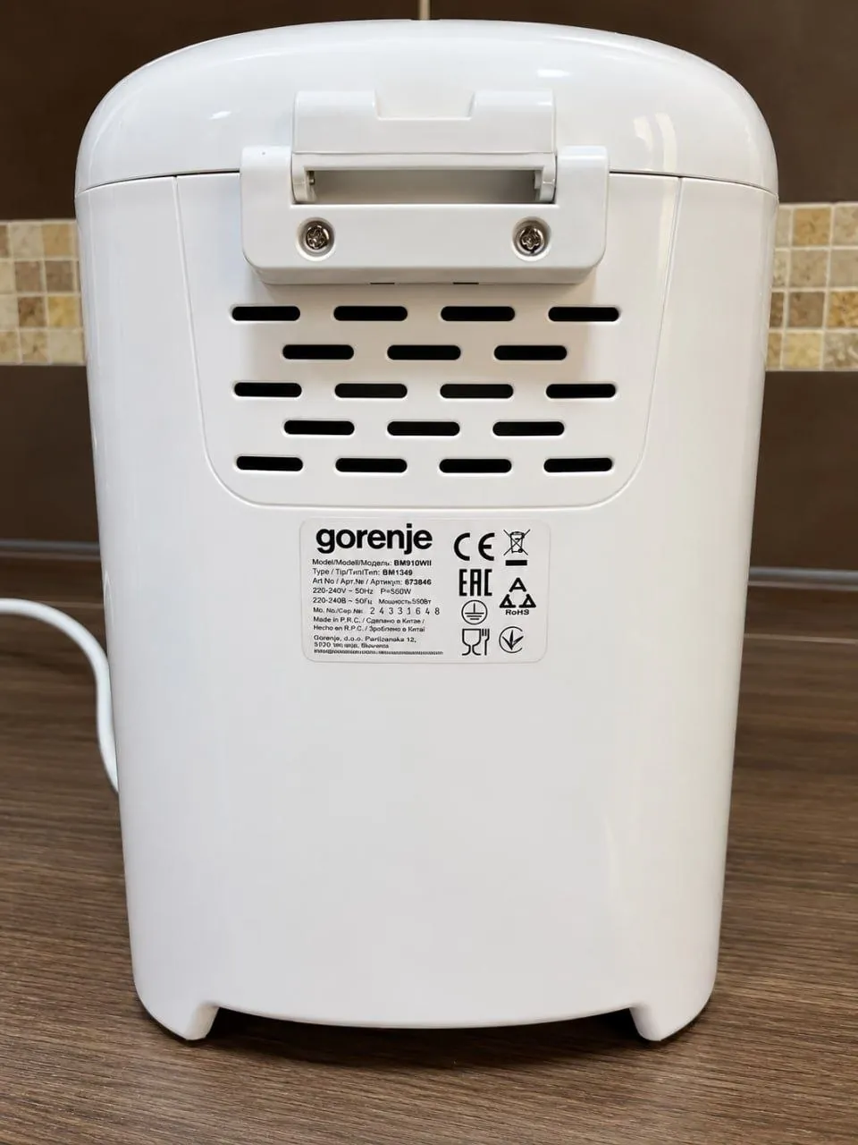 Хлебопечка Gorenje BM910WII в отличном состоянии 4
