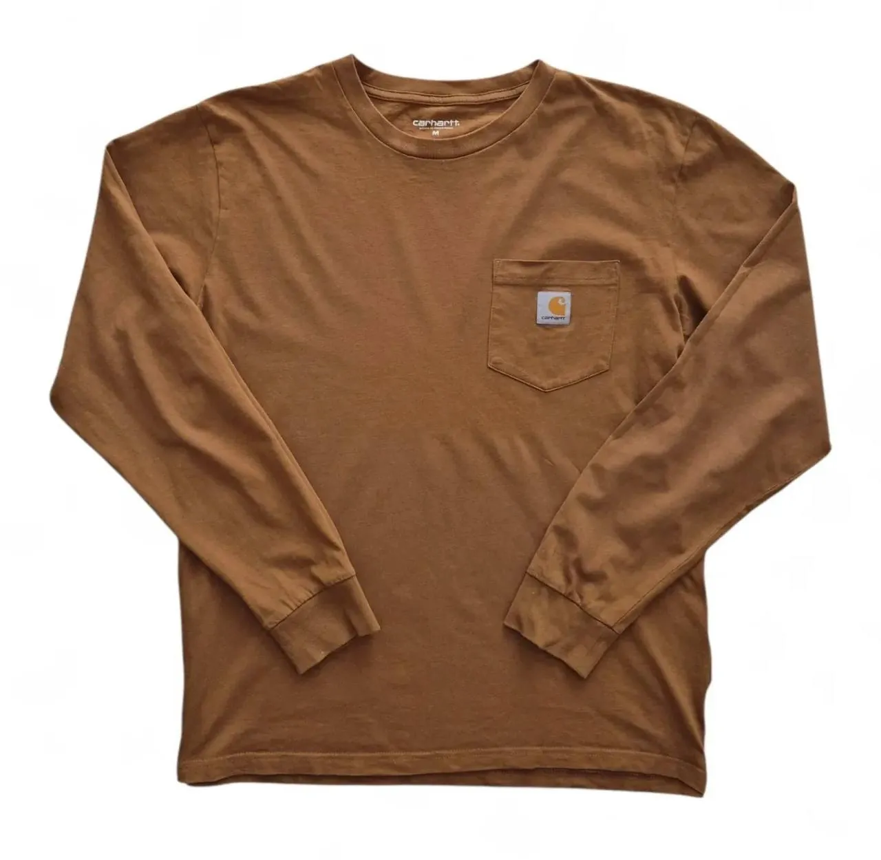 Лонгслив Carhartt Work in Progress коричневый размер M 1