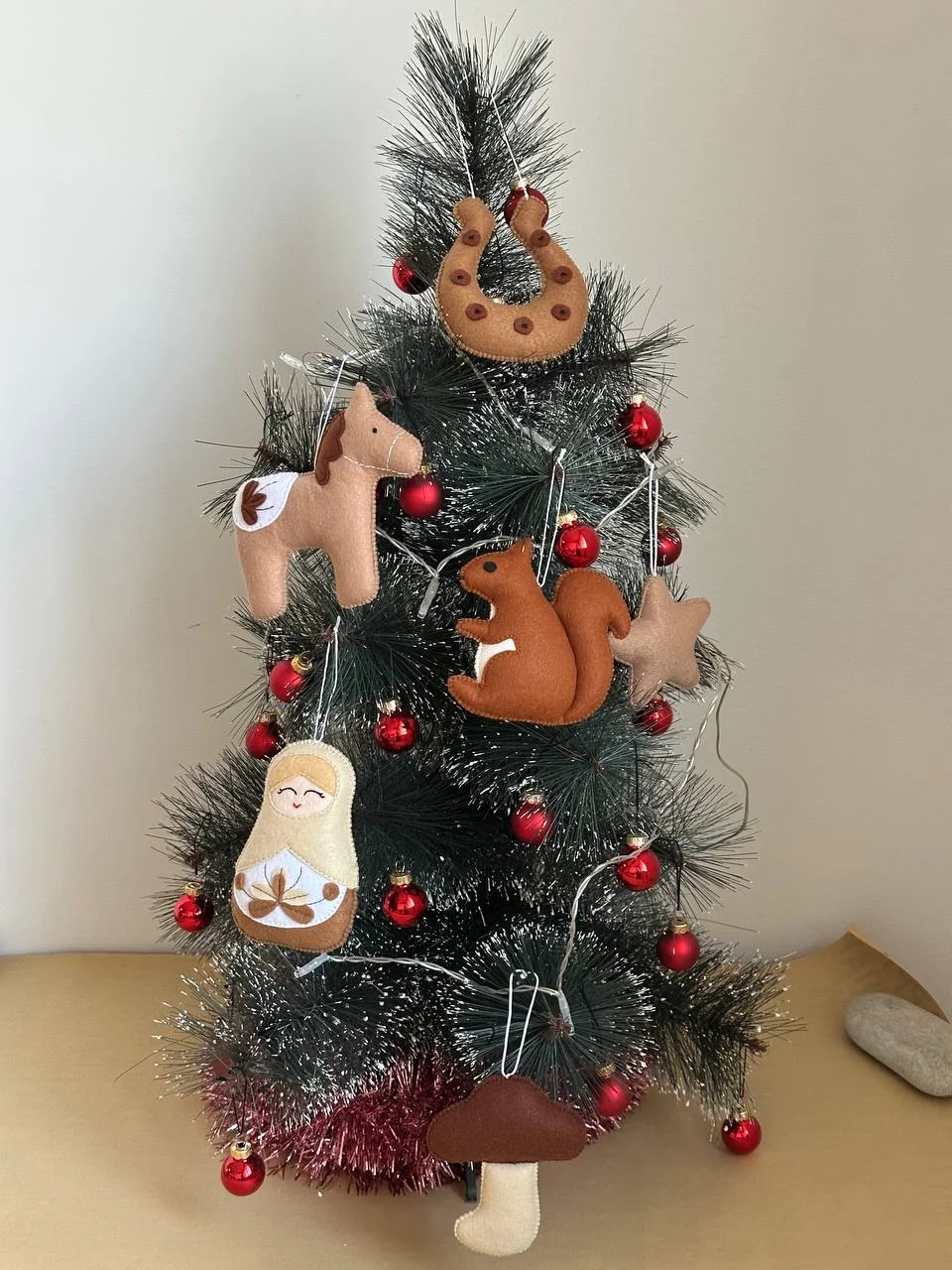 Новогодние игрушки из фетра 3