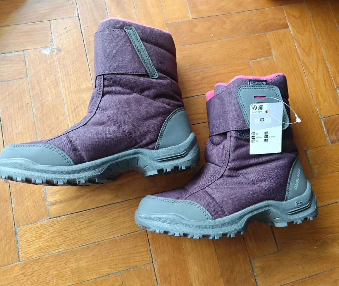 Зимние сапожки и кроссовки Decathlon для детей 1