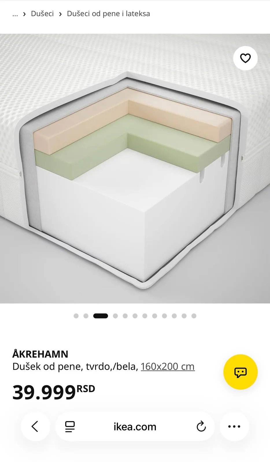Кровать IKEA KLEPPSTAD с матрасом 4