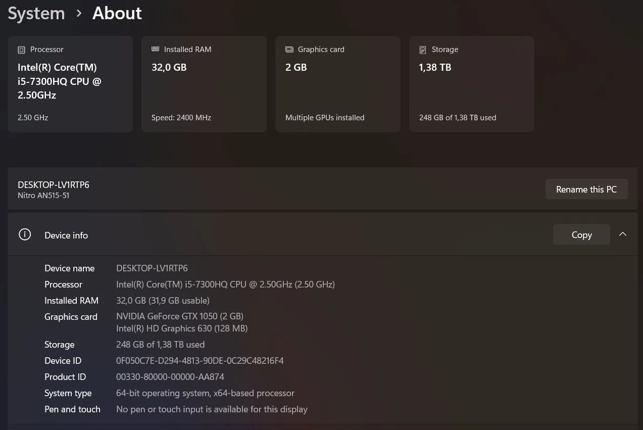 Ноутбук Acer Nitro 5 AN515-51 Белград 4