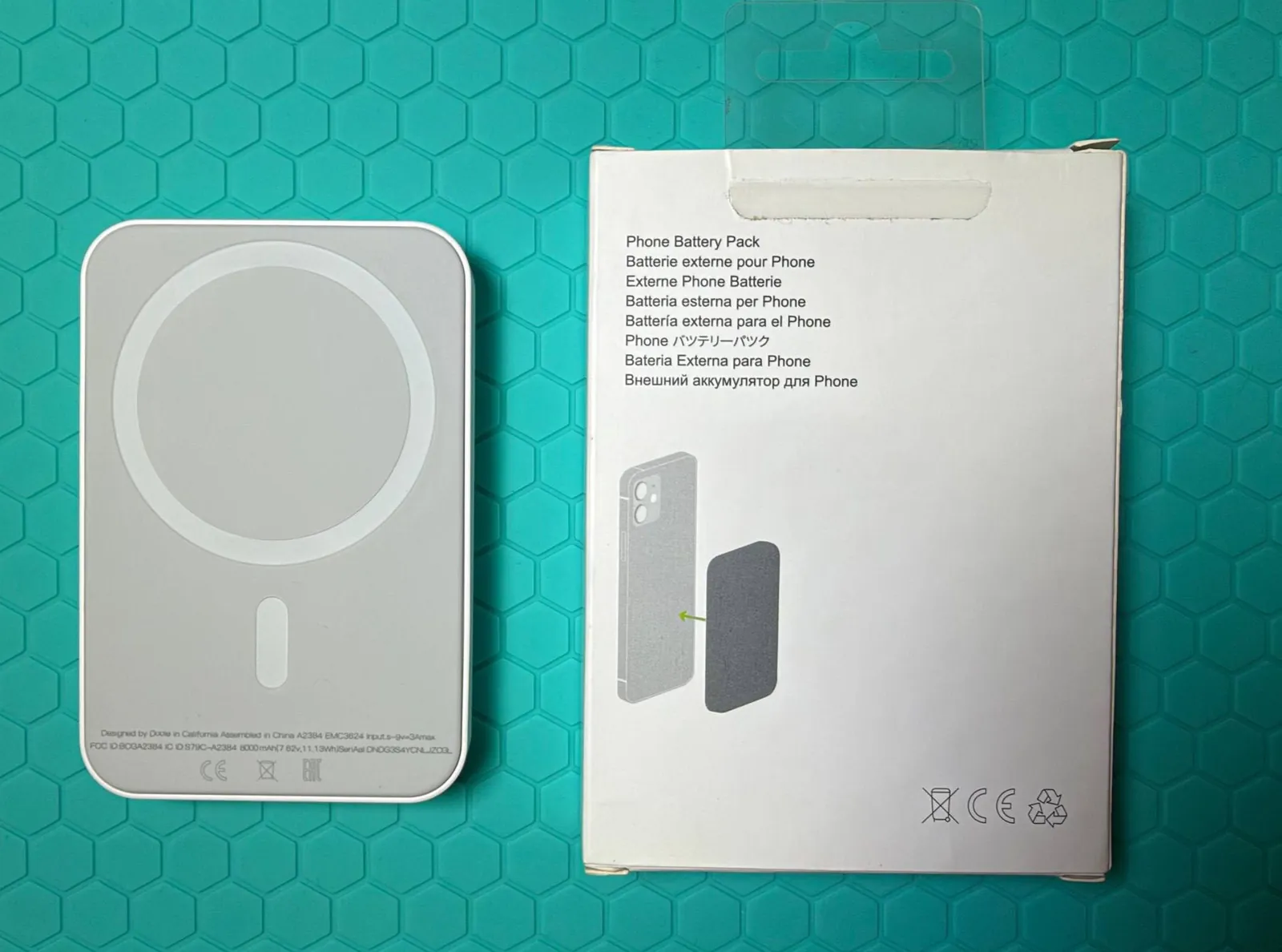 Магнитный Power Bank 8000 мАч для iPhone 2