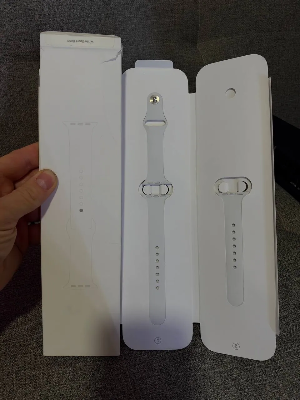 Ремешок Apple Watch 40 мм White Sport Band, новый 1