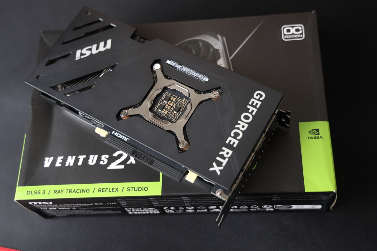 Видеокарта MSI RTX 4070 VENTUS 2X 2