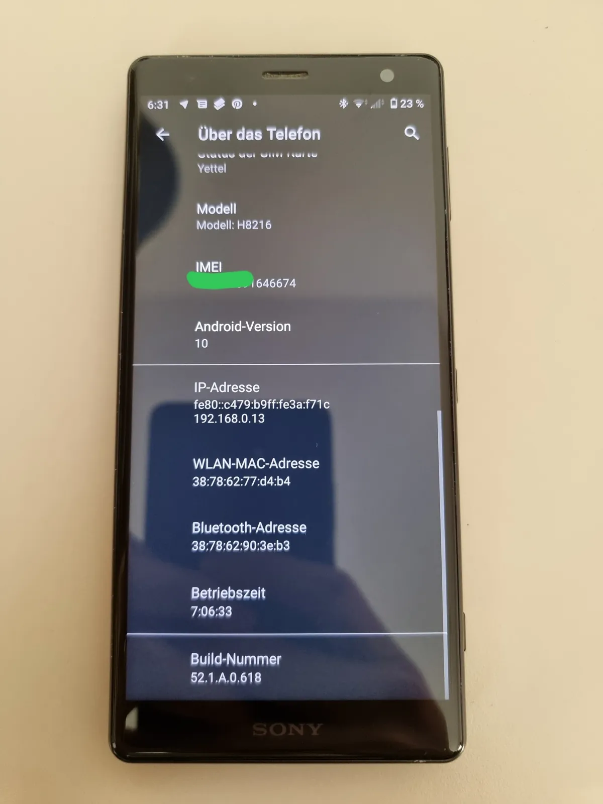Sony Xperia XZ2 4/64 смартфон 2