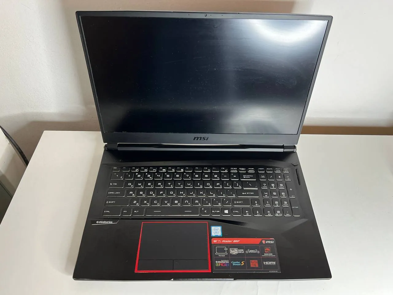 Ноутбук MSI GE75 Raider i7 GTX 1070 32GB 2