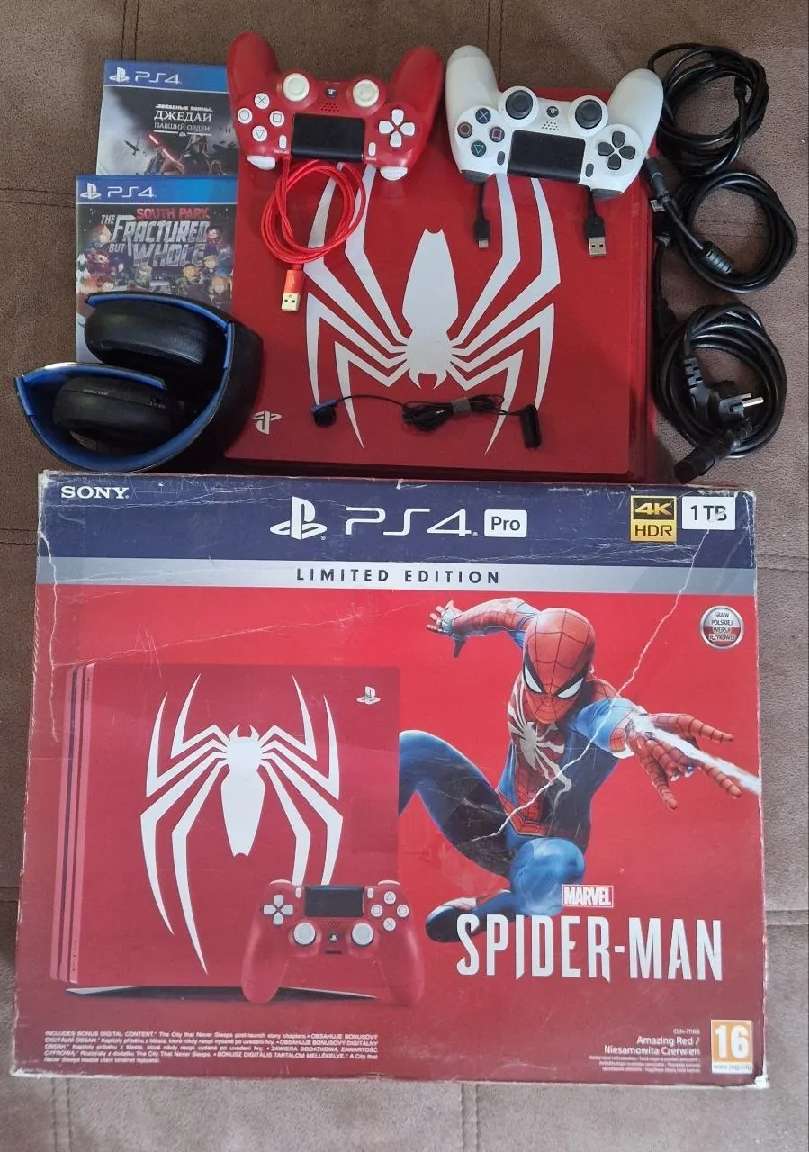 PlayStation 4 Pro Marvel Spider-Man Edition 1