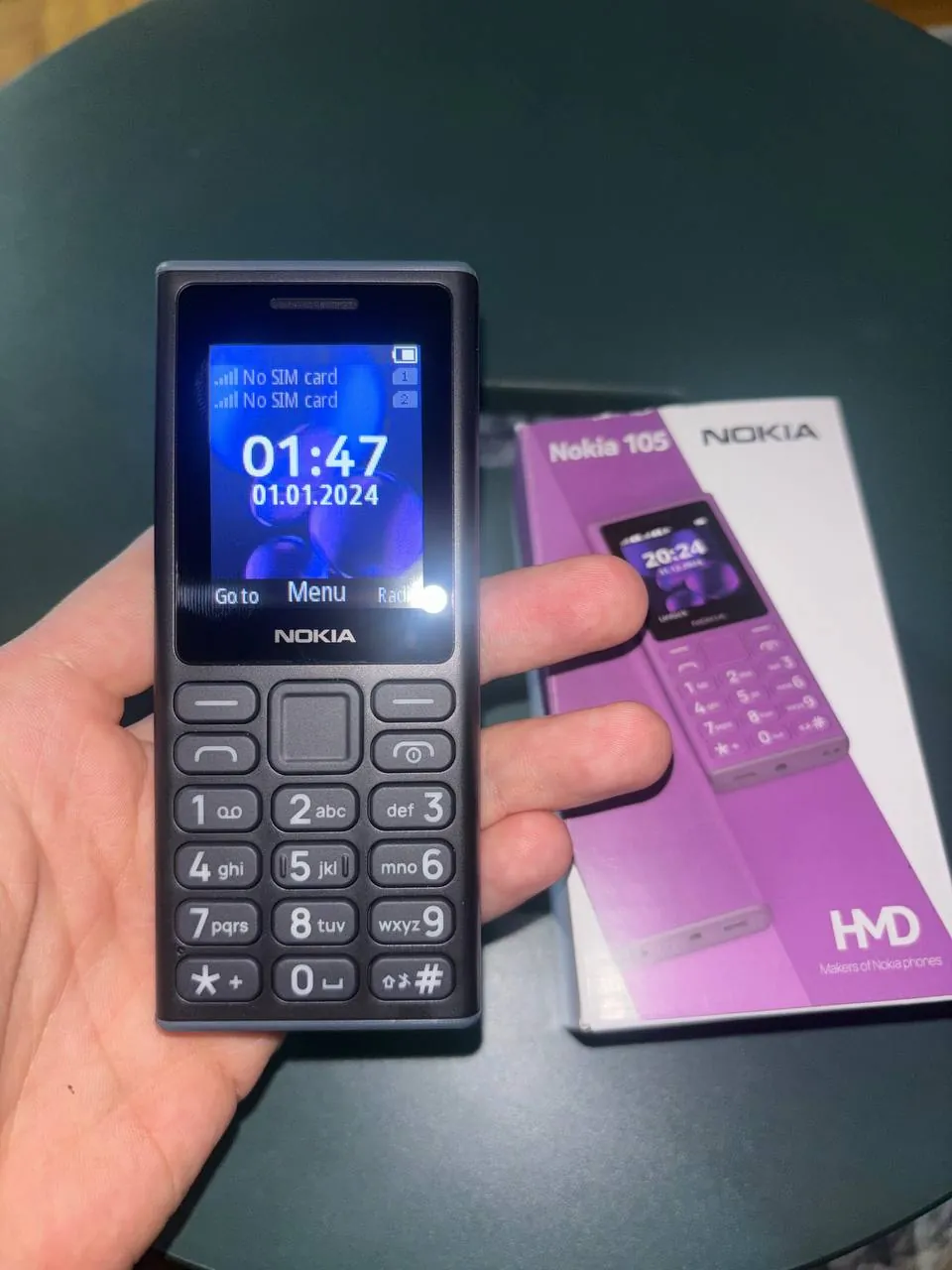 Nokia 105 Black Dual SIM кнопочный 1