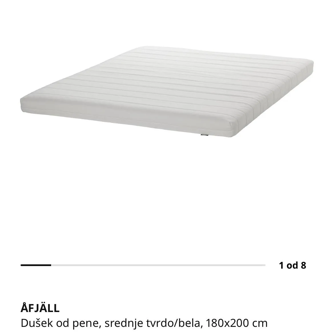Матрас IKEA ÅFJÄLL 180x200 средняя жёсткость 1