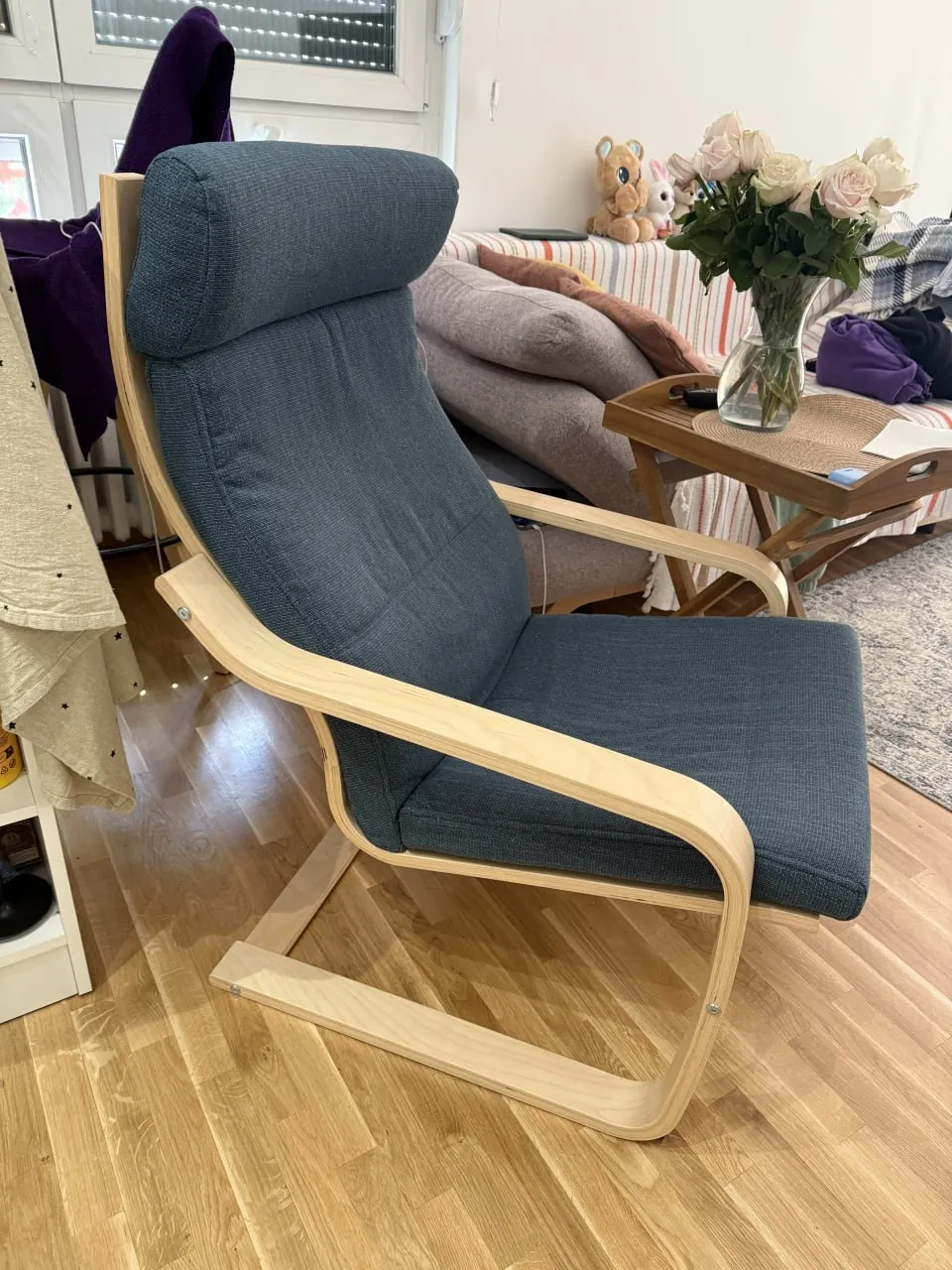 Кресло Jysk для балкона и IKEA POÄNG 1