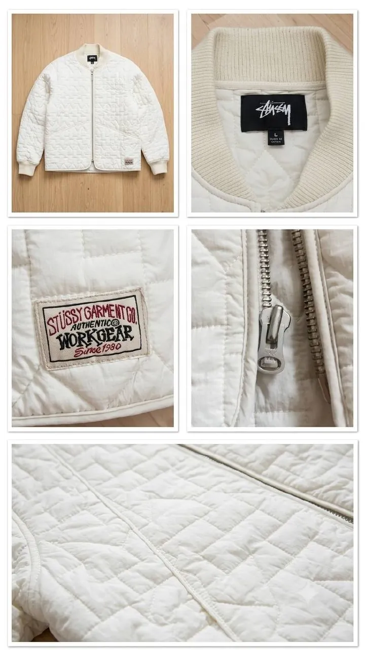 Куртка Stussy Authentic Workgear L слоновая кость 1