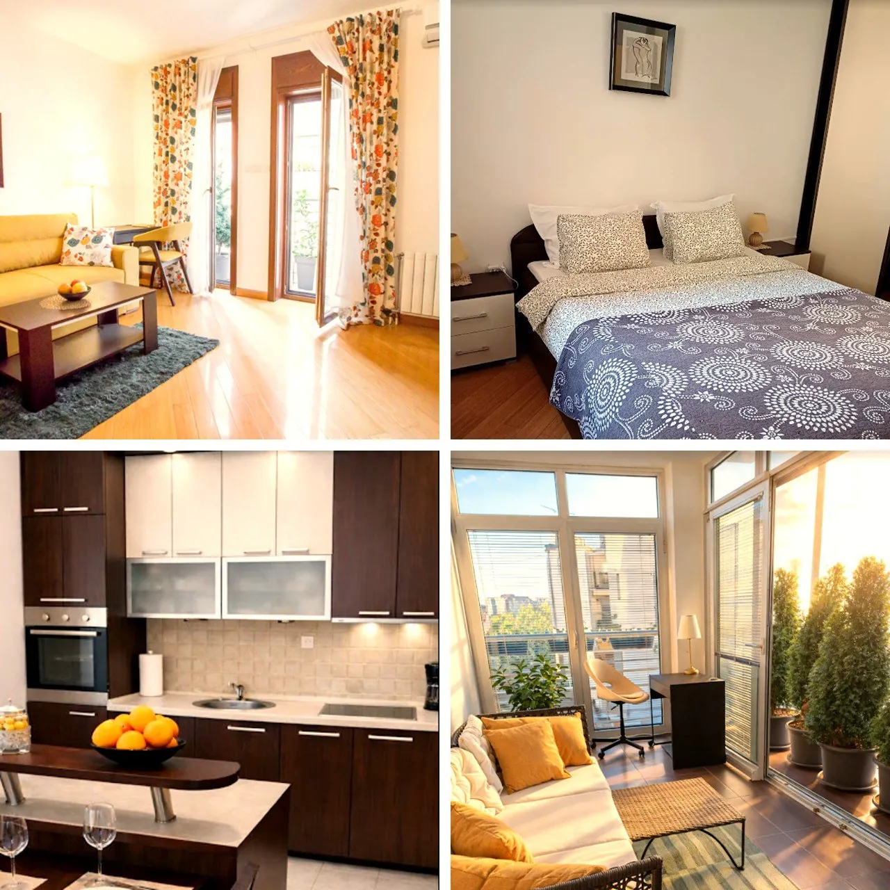 Квартира посуточно центр Белграда Airbnb 1