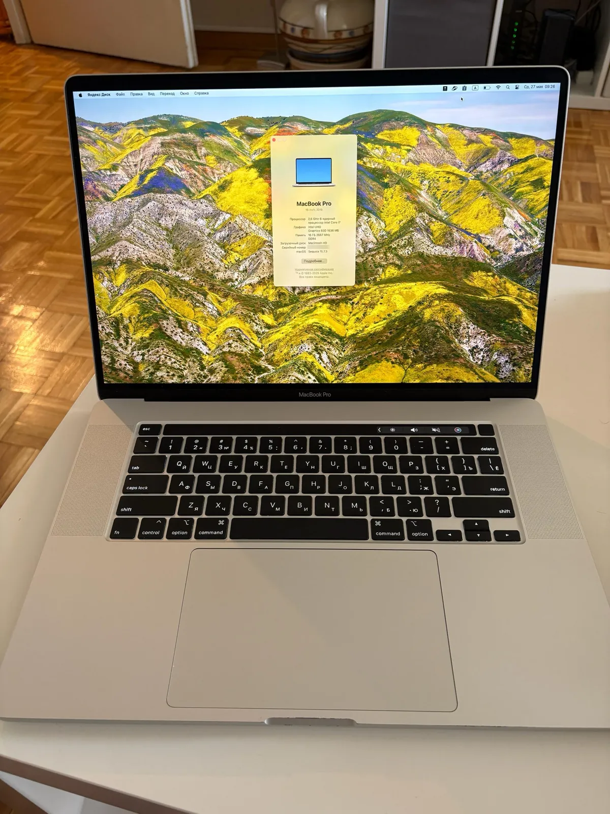 MacBook Pro 16 2019 Intel i7 16GB 2