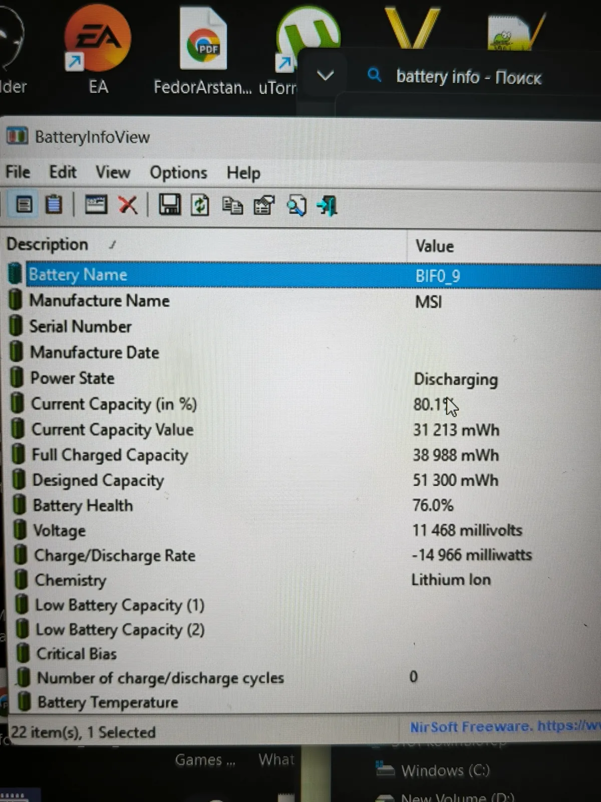 Ноутбук MSI Thin GF63 GTX 1650 4