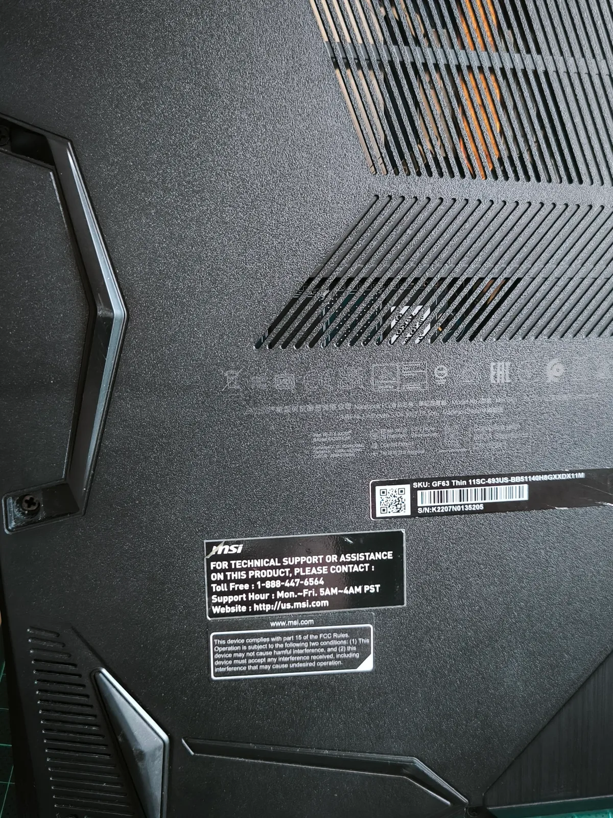 Ноутбук MSI Thin GF63 GTX 1650 2
