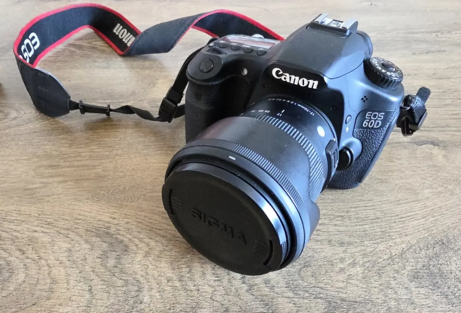 Canon 60D зеркальный объектив Sigma 17-70 2