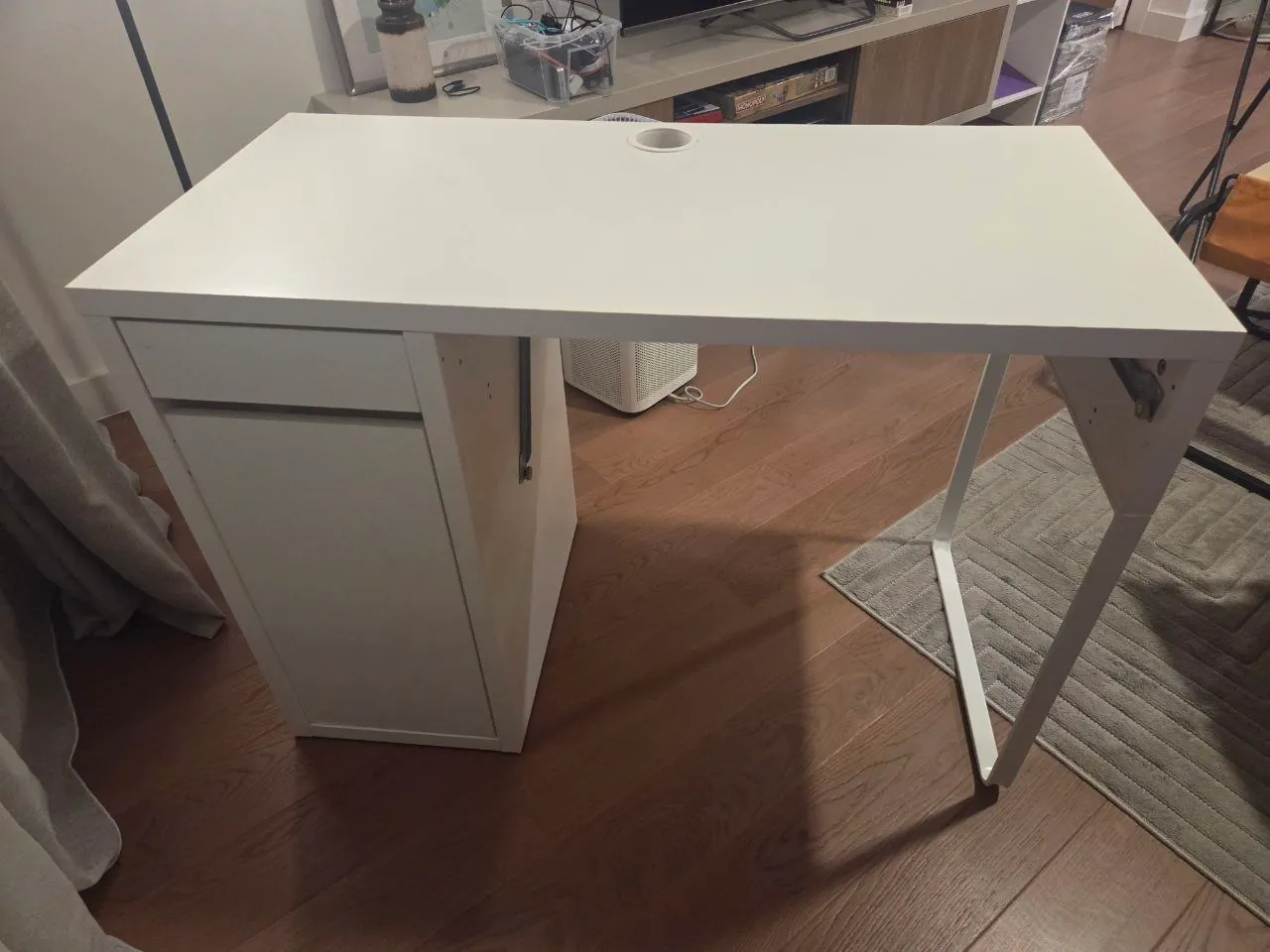 Стол IKEA Micke 50x150 с ящиками 5