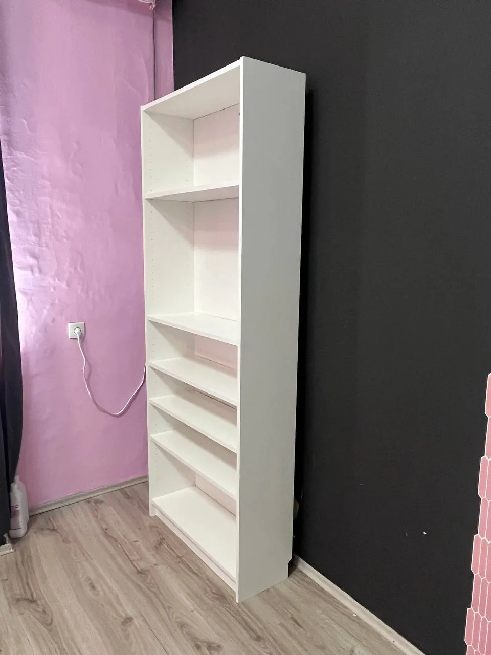 Стеллаж белый 166x70 полки весы кухонные 2