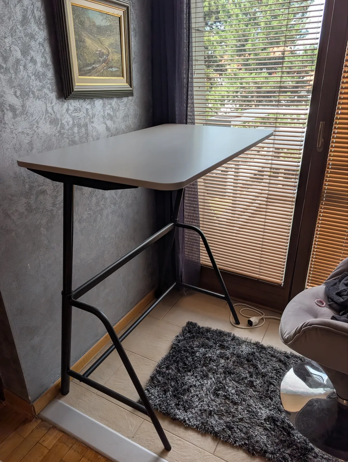 Стол IKEA GLADHÖJDEN пневматический 100x60 2