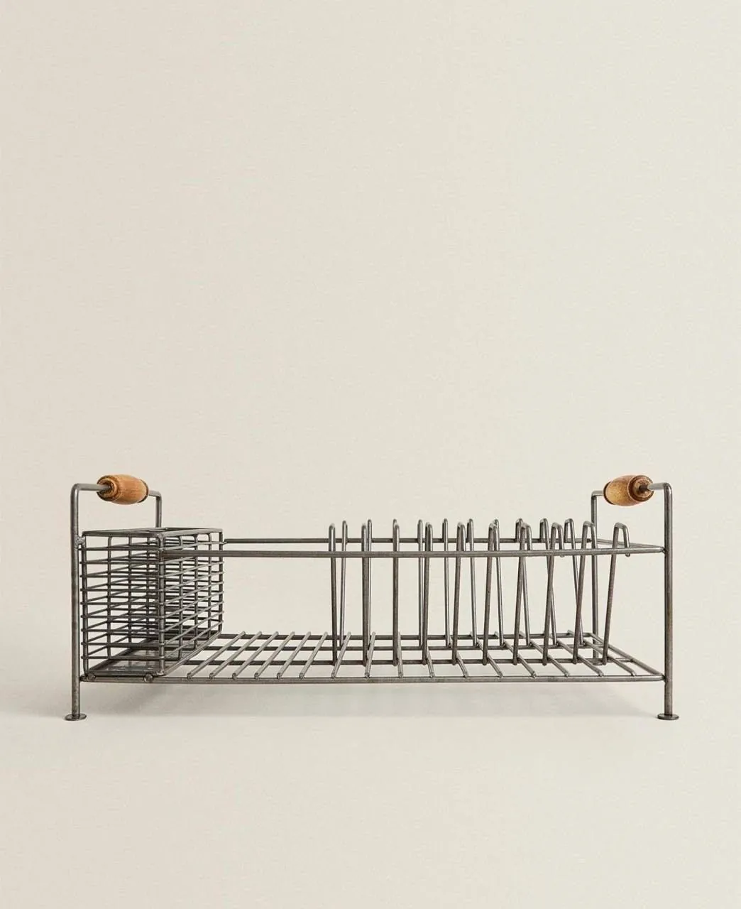 Полка-подставка для посуды Zara Home металл дерево 1
