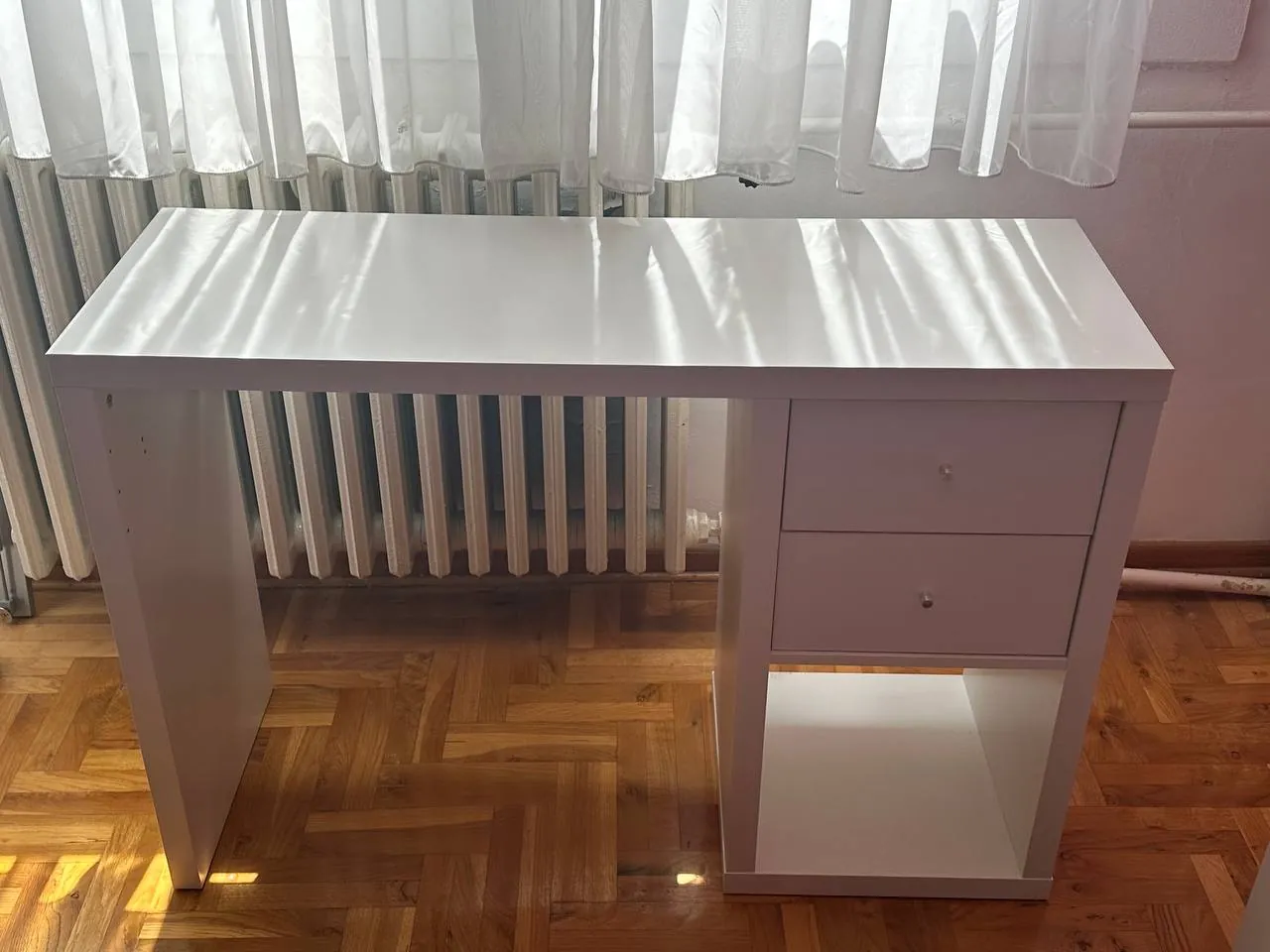 Стол IKEA Kallax 111x39 с 2 ящиками новый НБГ 1