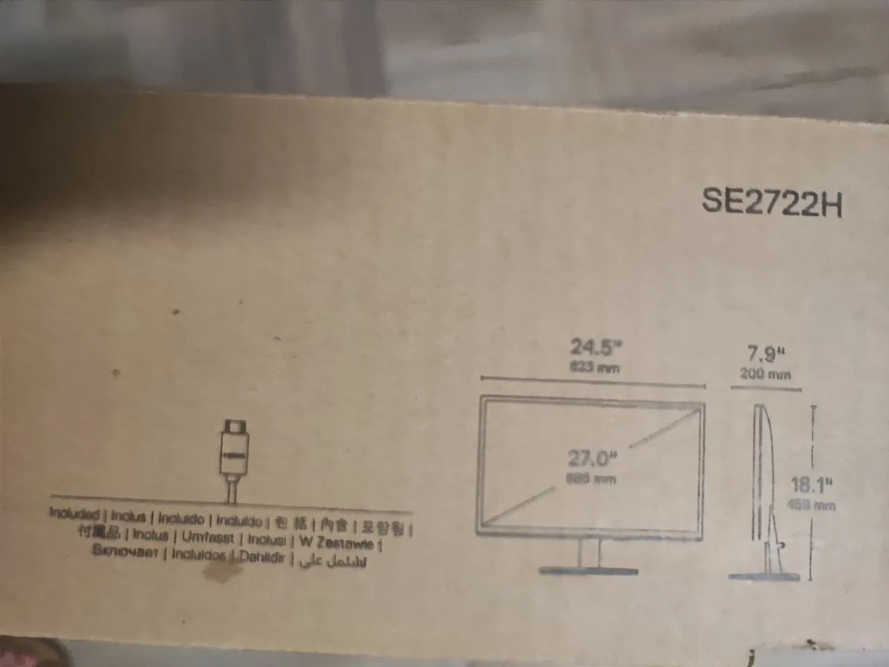 Монитор Dell SE2722H 27 Full HD VA новый 3