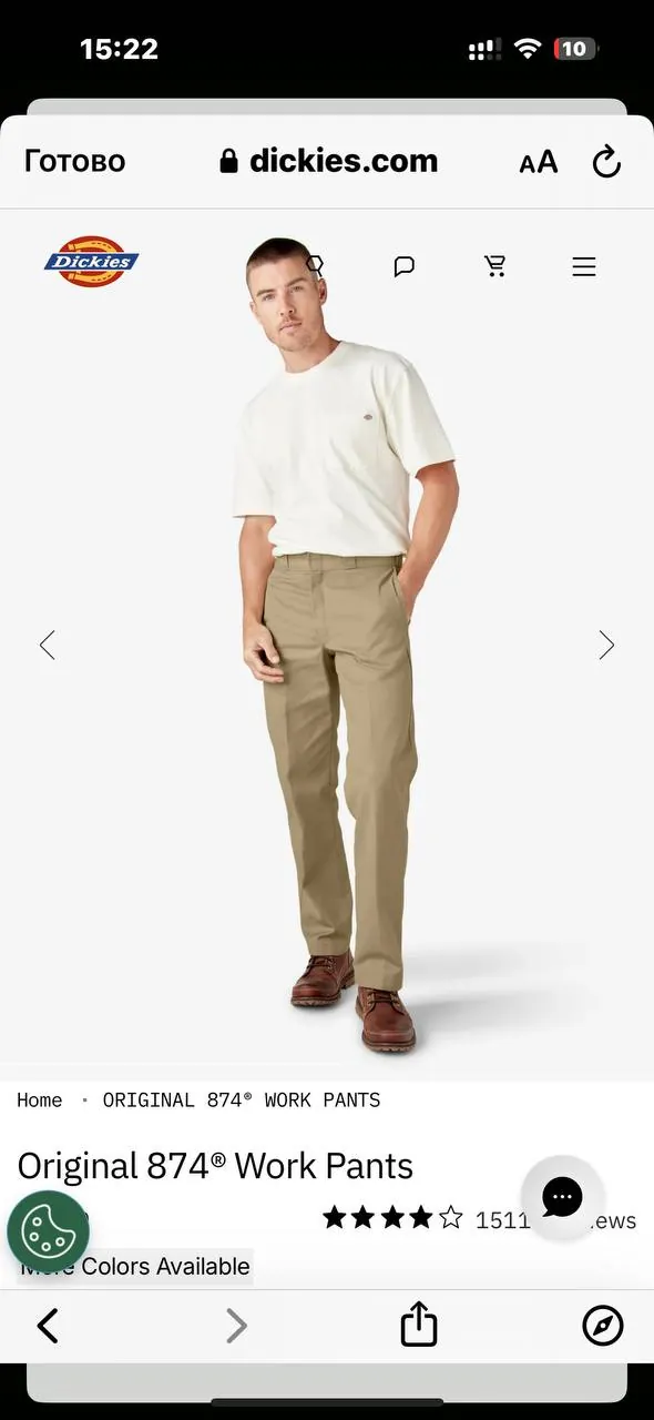 Брюки Dickies W32 L32 практически новые 1