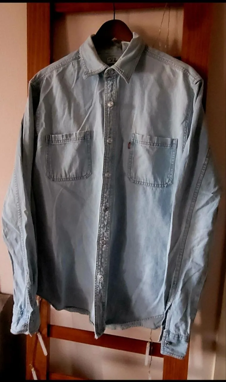 Мужские рубашки куртка Levi Strauss Zara Etro 5