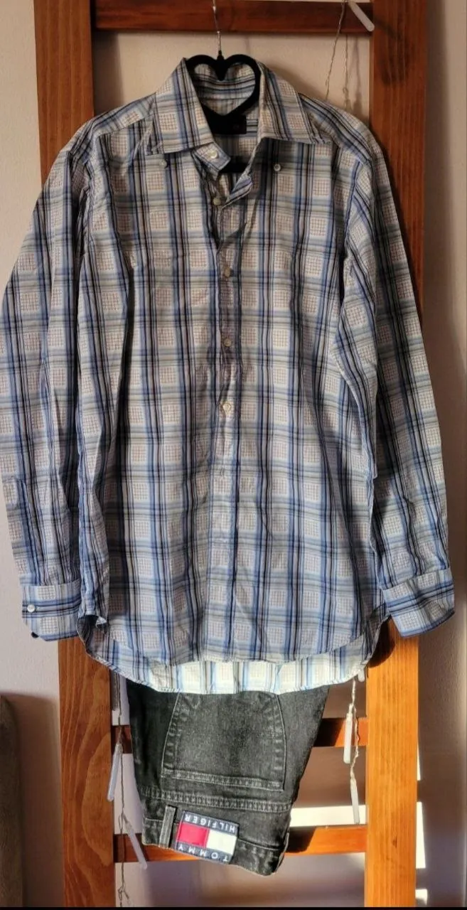 Мужские рубашки куртка Levi Strauss Zara Etro 10