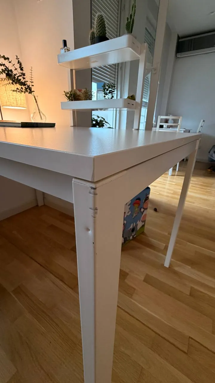Стол белый IKEA 75x125 Нови Белград 4