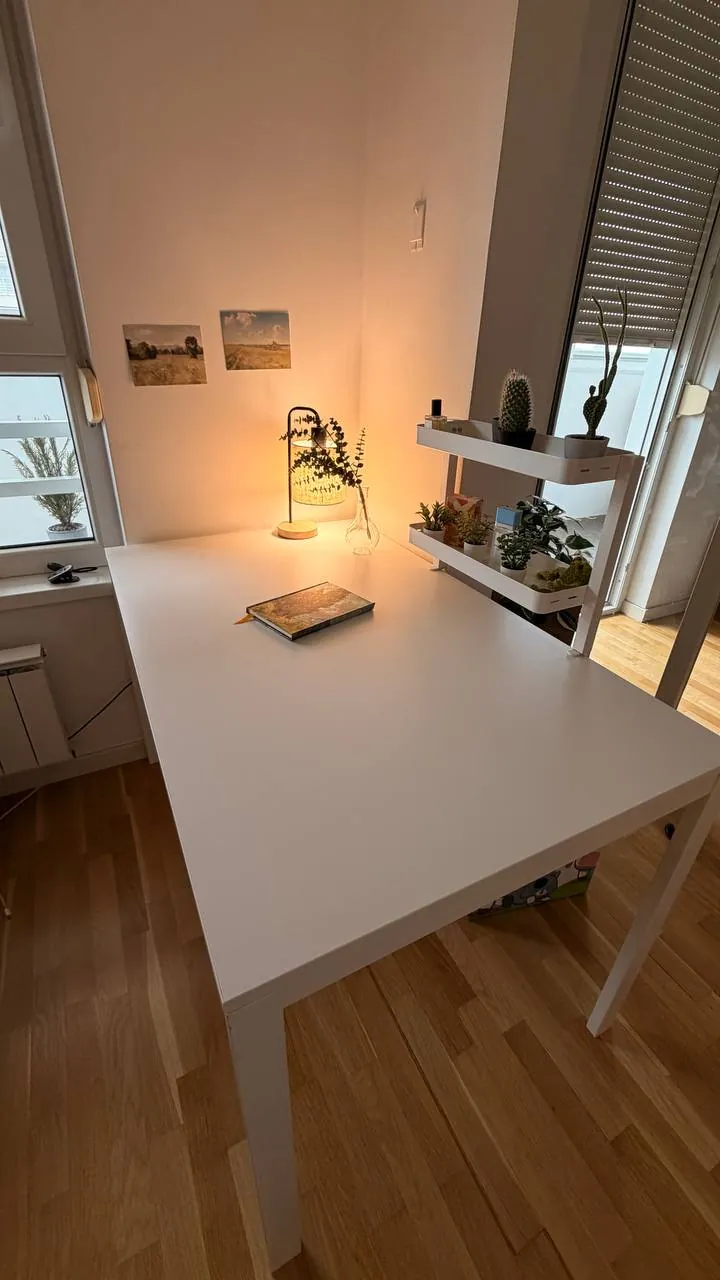 Стол белый IKEA 75x125 Нови Белград 1
