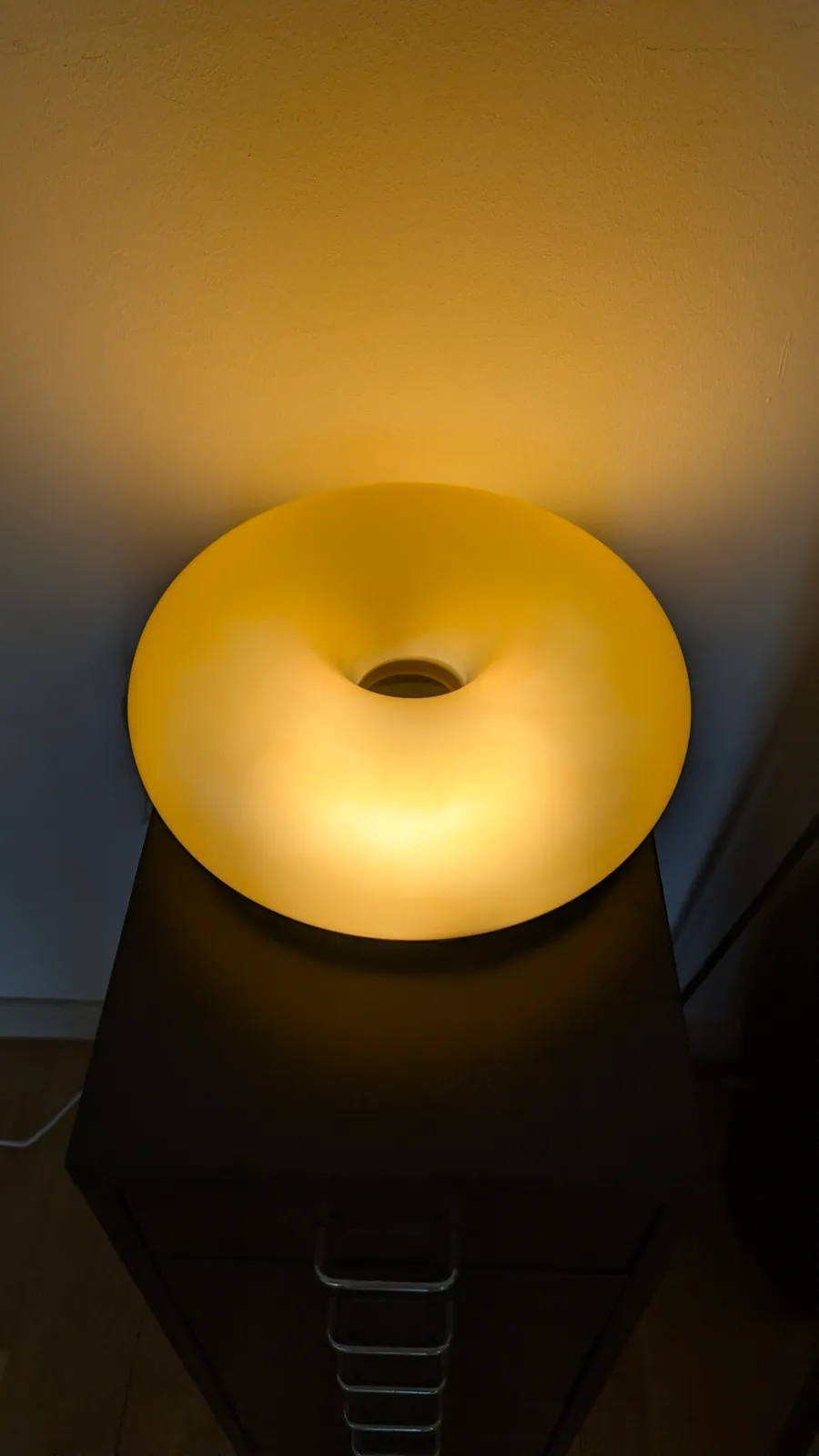 Лампа IKEA VARMBLIXT бублик оранжевая 1