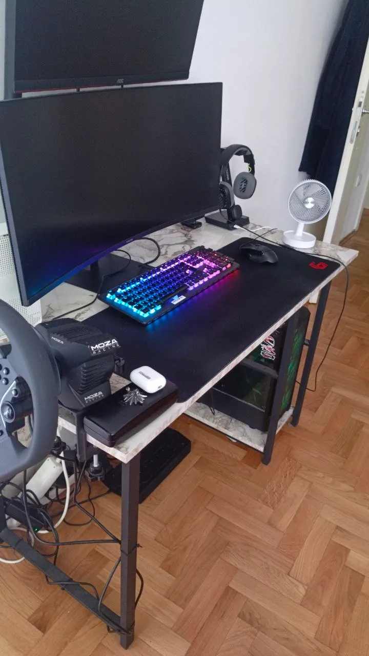 Компьютерный стол 120x60 ДСП сталь Нови Сад 3