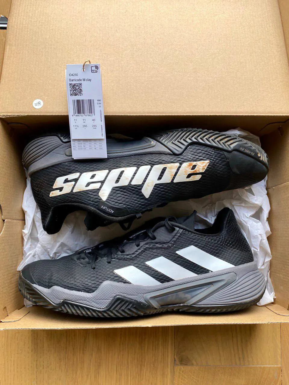 Adidas Barricade Clay теннисные кроссовки 46 1