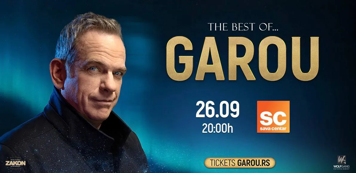 Билеты на концерт Garou Сава Центре 26 сентября 1