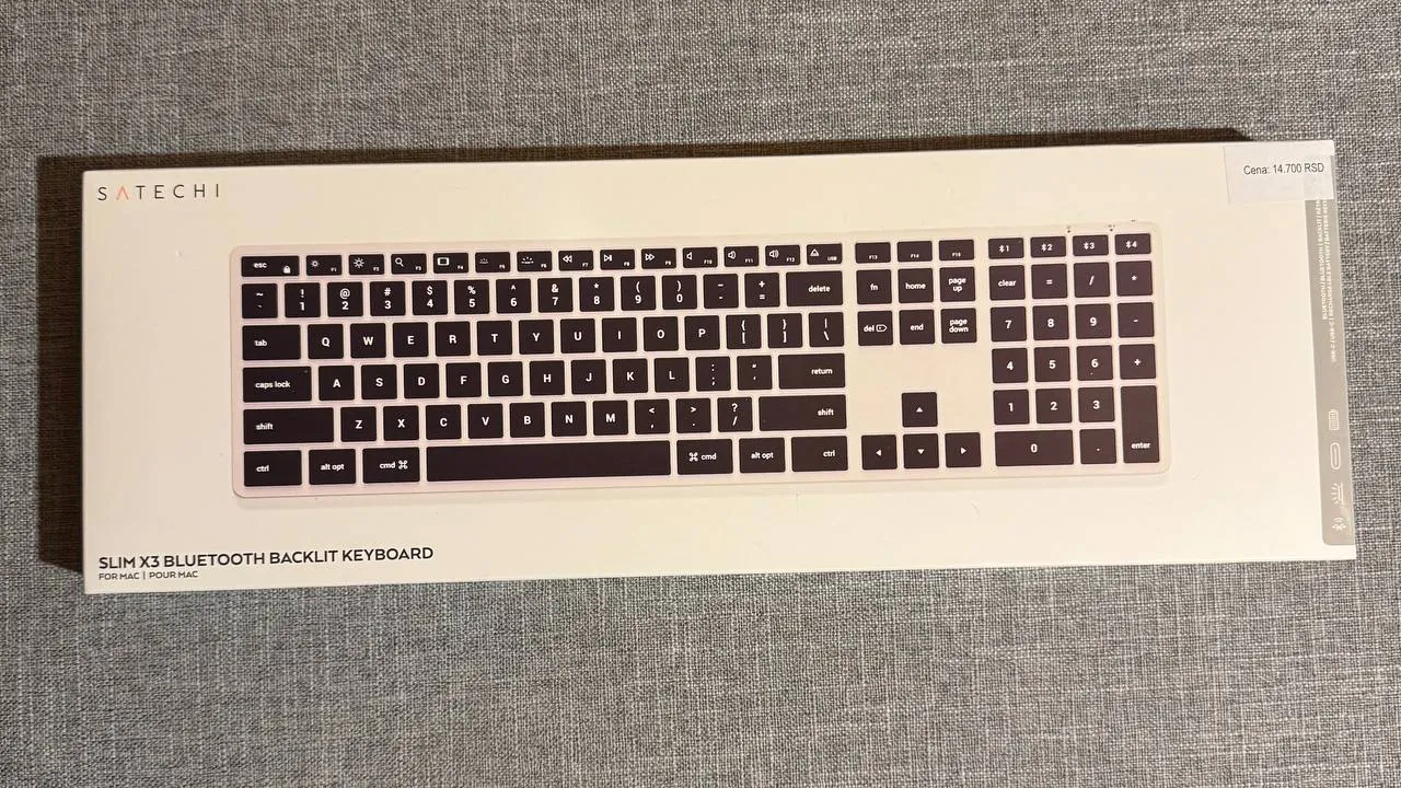 Клавиатура Satechi Slim X3 Bluetooth 7000 RSD 2