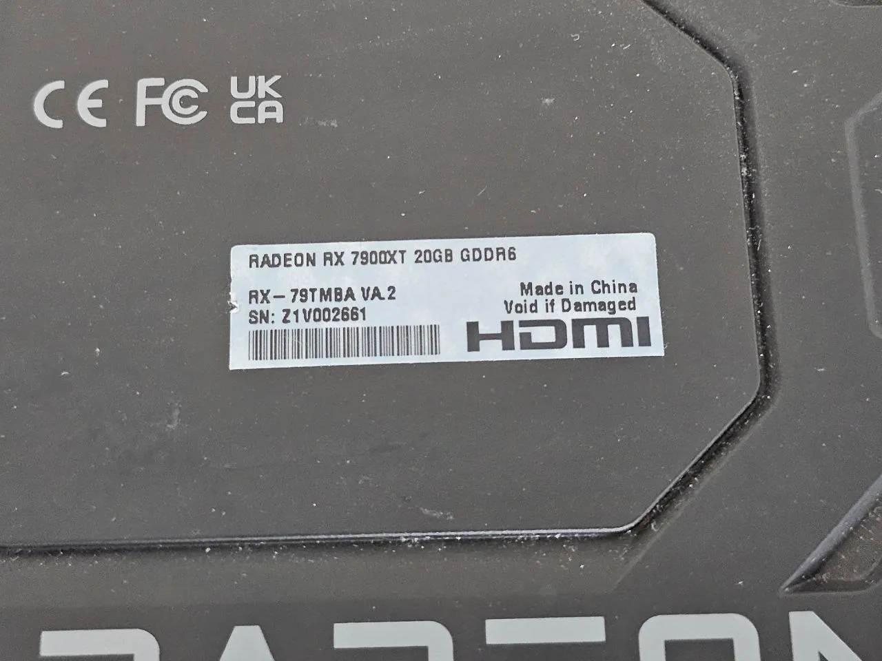 Видеокарта Radeon RX 7900 XT 20GB Белград 560 EUR 9