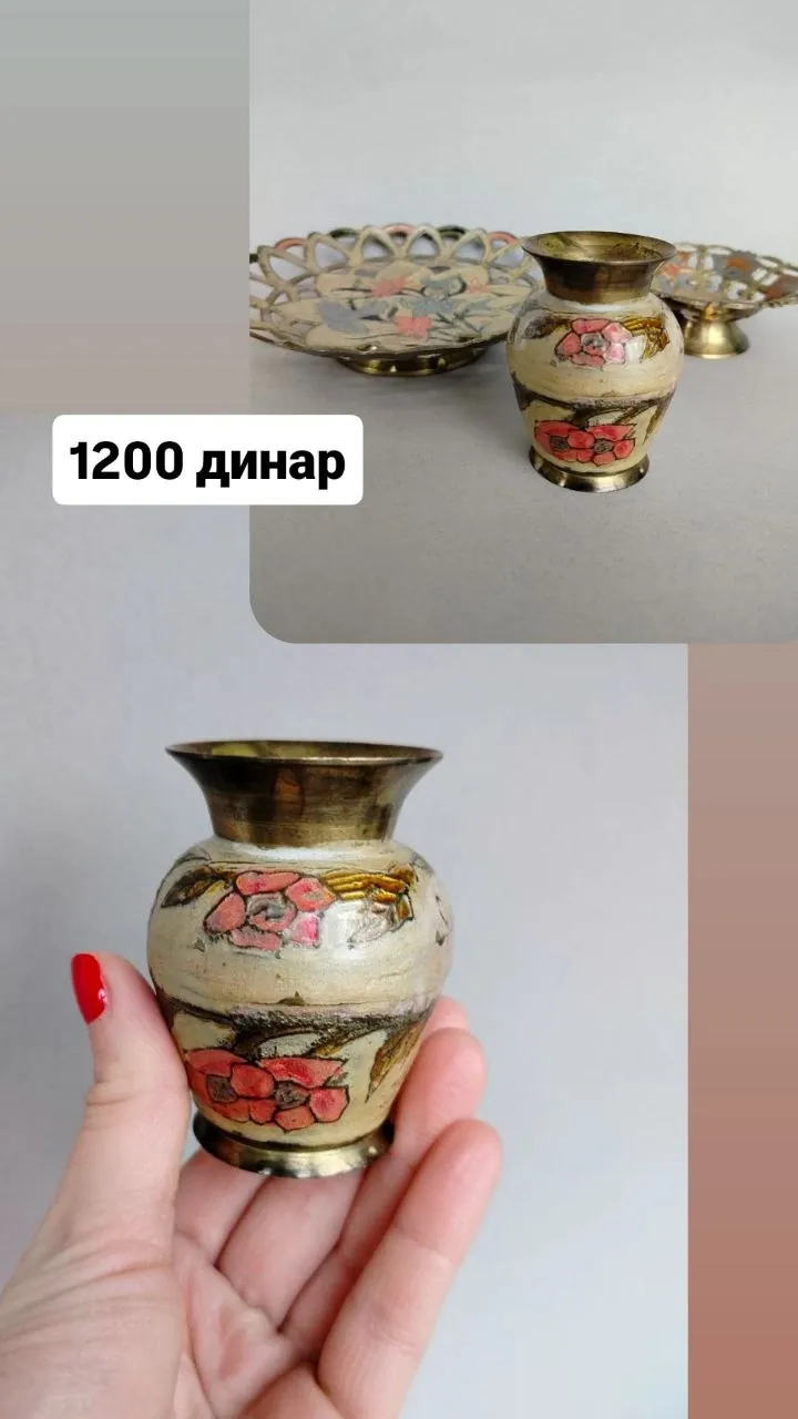 Винтажные вазы Murano Moser Lauscha коллекция 10