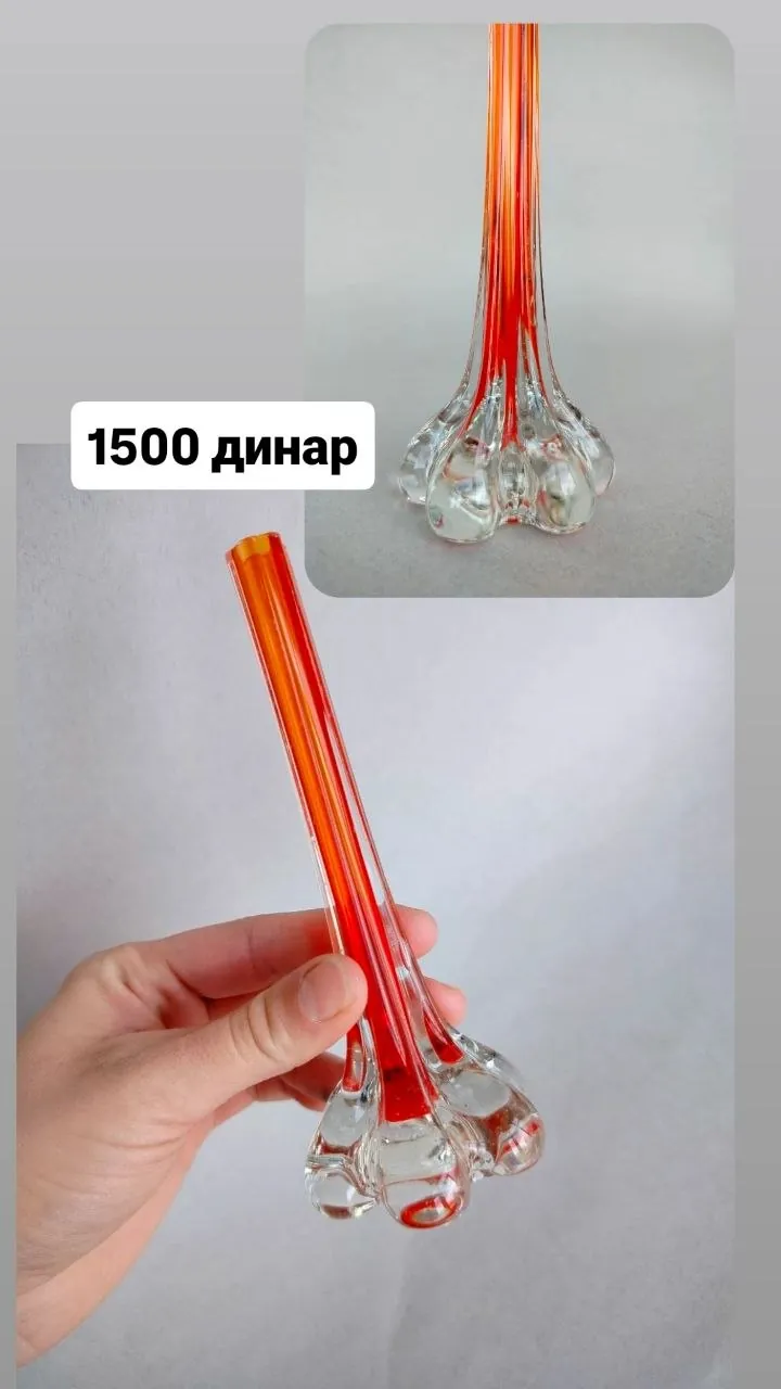 Винтажные вазы Murano Moser Lauscha коллекция 1