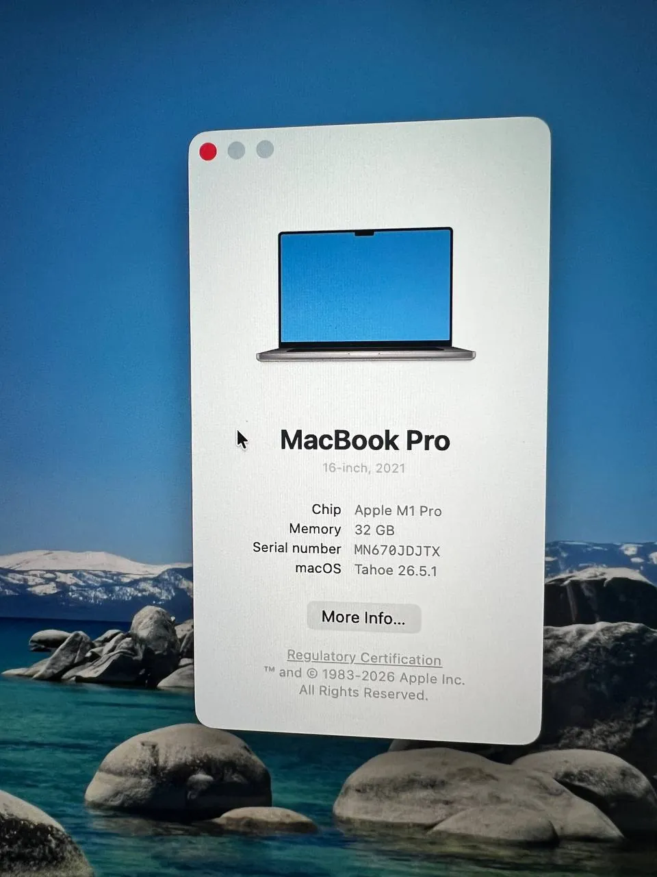 MacBook Pro 16 M1 Pro 32 ГБ 512 ГБ 3