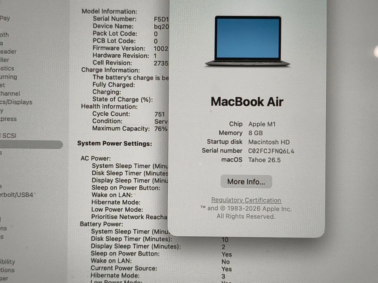 MacBook Air 13 M1 5