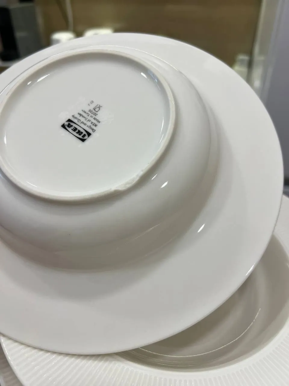 Миксер Gorenje бокалы и тарелки IKEA 9