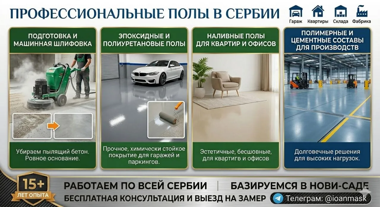 Эпоксидные и наливные полы под ключ 1