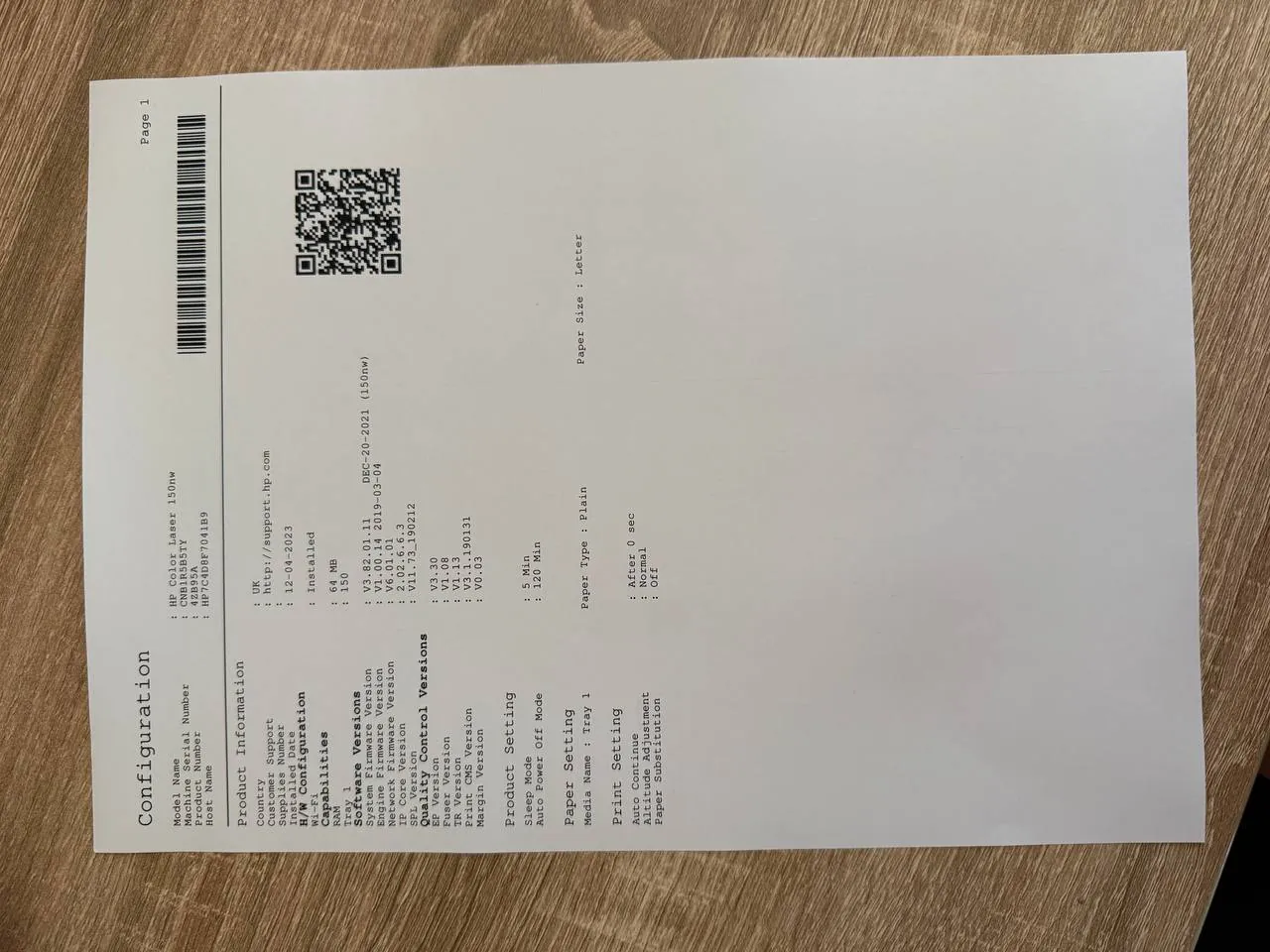 Принтер HP Color Laser 150nw 4